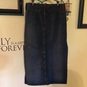 EUC Vintage Paris Blues Jean Skirt